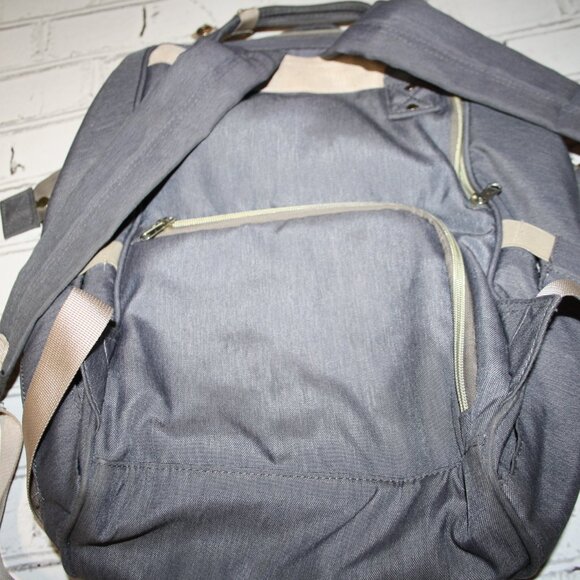 🤍🍼 Dokoclub Diaper Bag · Gray + Cream - Picture 3 of 6